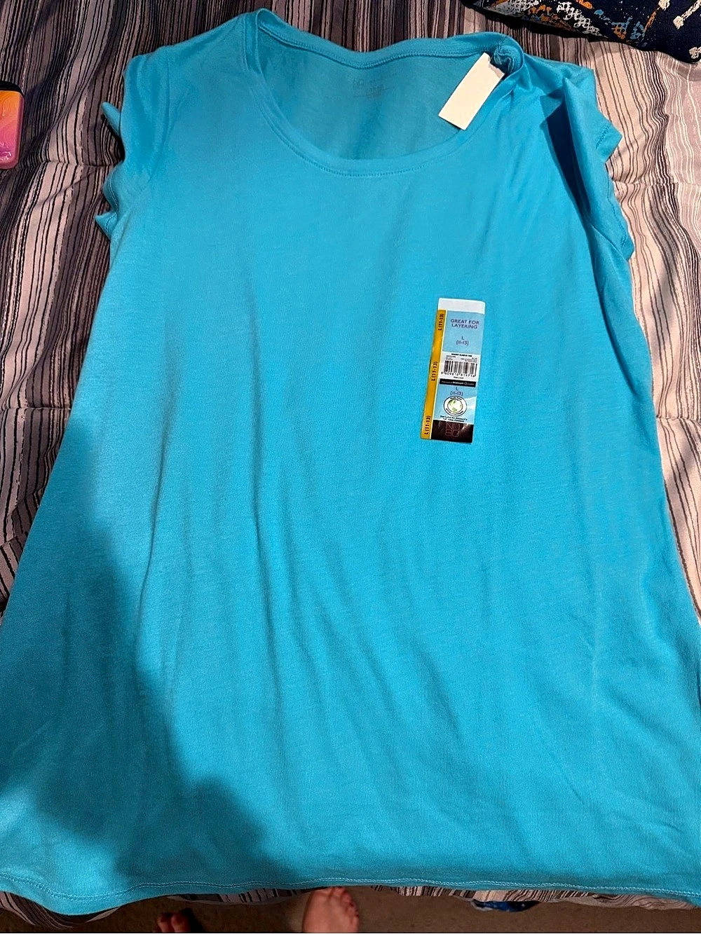 No Boundaries Women's Tank Top in Blue Size Medium NWT